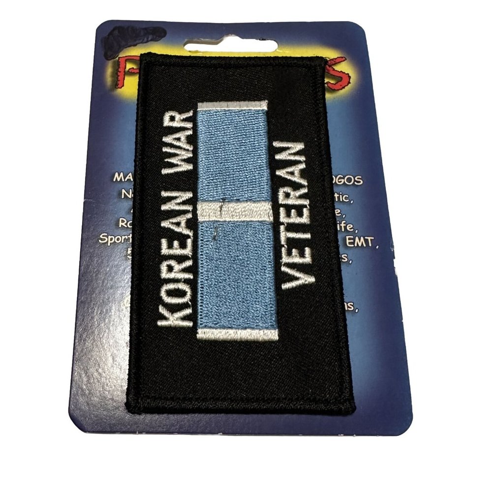 U.S. Army Korean War VETERAN embroidered Iron On Patch hat jacket Vests Insignia